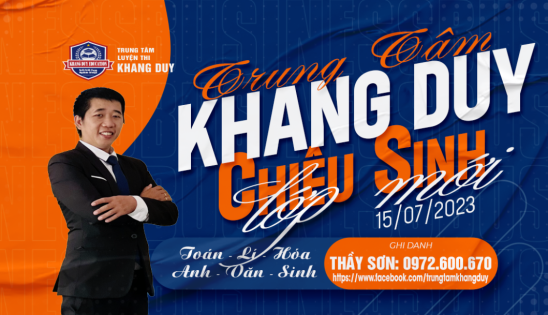 TRUNG TÂM LUYỆN THI KHANG DUY